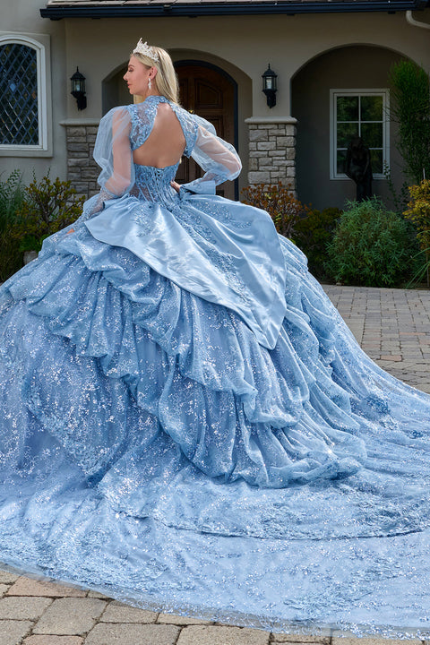 Elizabeth K GL3806 Strapless Bolero Ball Quinceañera Dress