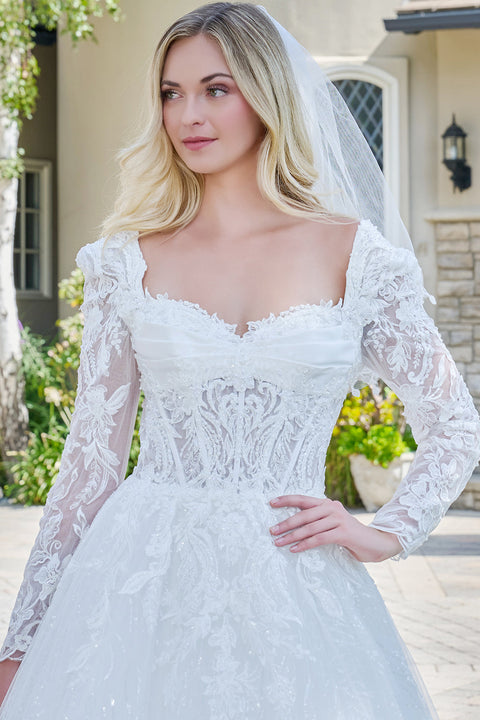 GLS Gloria GL3820 Long Sleeve Wedding Dress
