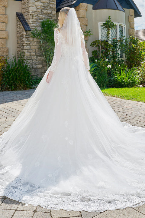 GLS Gloria GL3823 Long Sleeve Wedding Dress