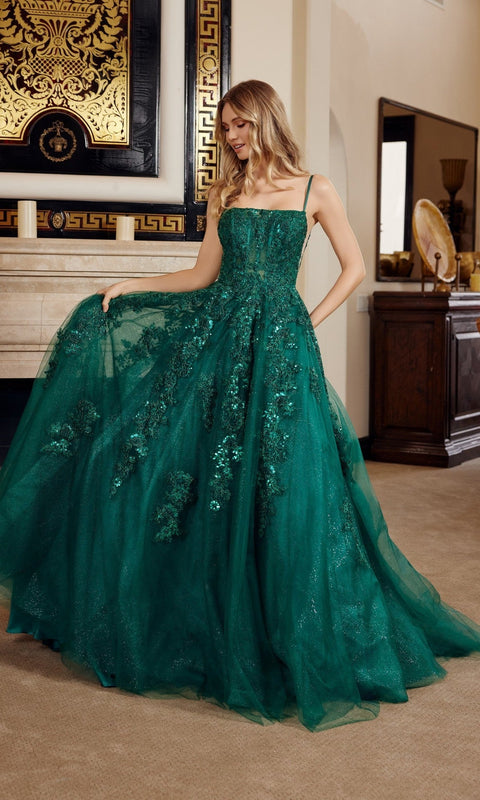 Nox Anabel H1880 Long Prom Gown with Elegant Silhouette