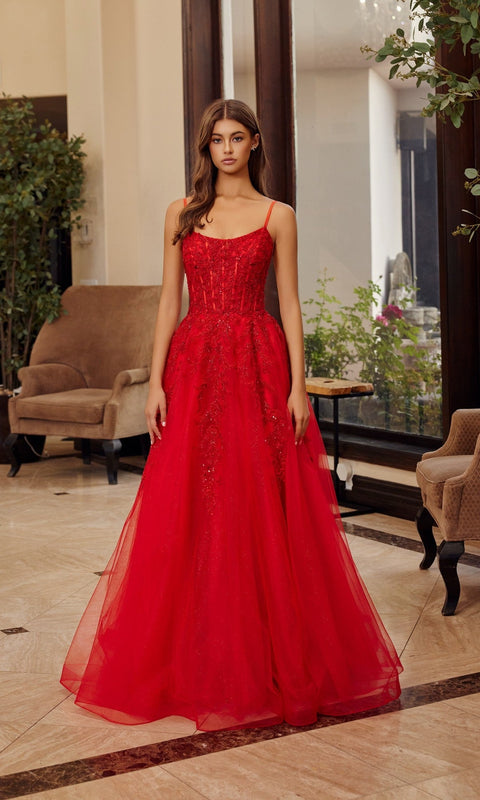 Nox Anabel H1886 Long Prom Gown with Elegant Silhouette