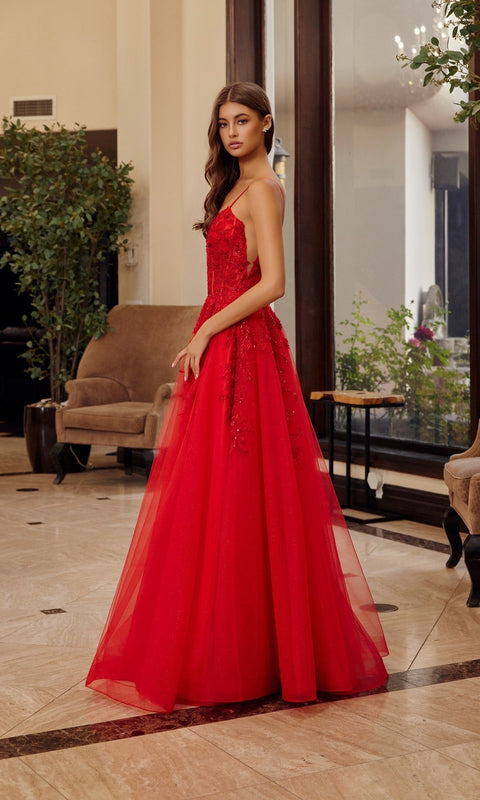 Nox Anabel H1886 Long Prom Gown with Elegant Silhouette