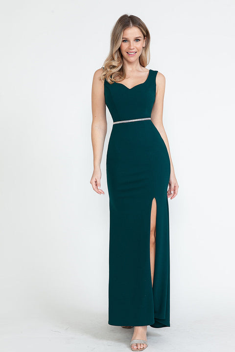 Slit Formal Long Prom Dres Lenovia 5258