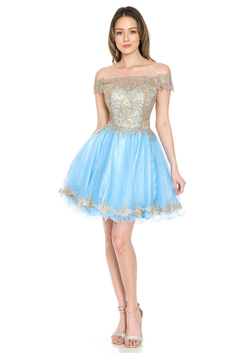 Short Homecoming Cocktail Dress Lenovia 8124