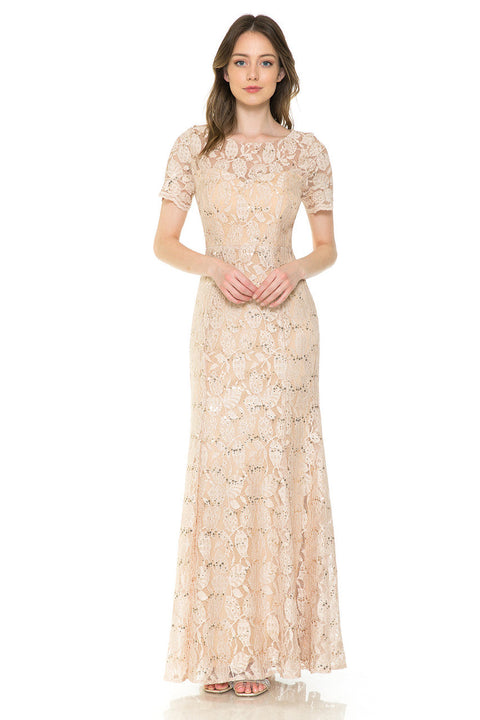 Mother of the Bride Long Formal Dress Lenovia 5241