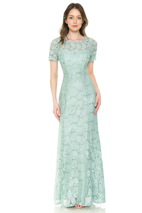 Mother of the Bride Long Formal Dress Lenovia 5241