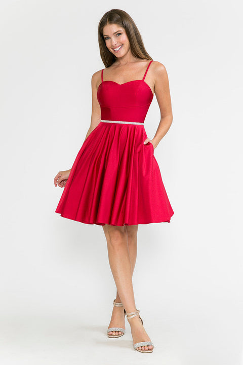 Homecoming Short A Line Cocktail Dress Lenovia 5261