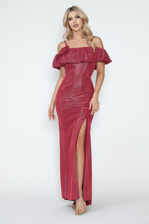 Slit Long Formal Evening Prom Dress Lenovia 5316