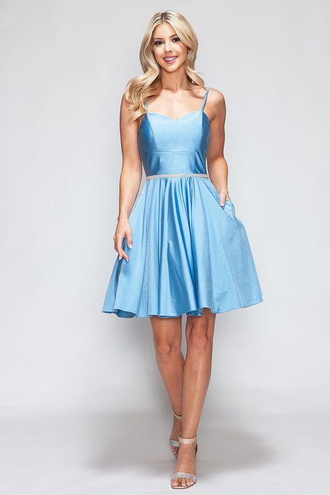 Homecoming Short A Line Cocktail Dress Lenovia 5261