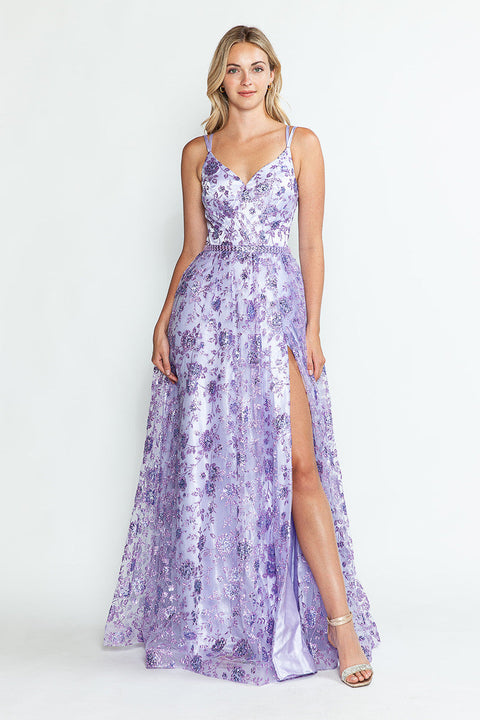 A Line Long Formal Evening Prom Dress Lenovia 8235