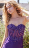 Strapless Mini Homecoming Dress: Nox Anabel M988