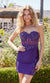 Strapless Mini Homecoming Dress: Nox Anabel M988