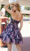 Short Print Homecoming Dress by Nox Anabel M992