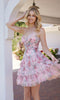 Short Print Homecoming Dress by Nox Anabel M992