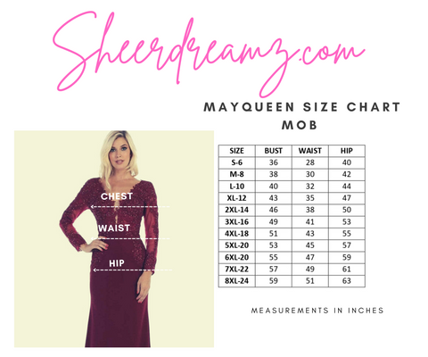 Tea-Length A-Line Dress by May Queen MQ2162