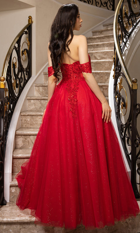 May Queen MQ2176 - Sweetheart A-Line Evening Gown