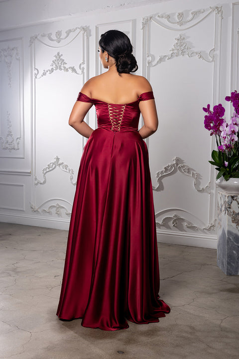 May Queen MQ2187 - Ruched Bodice Sweetheart Formal Gown