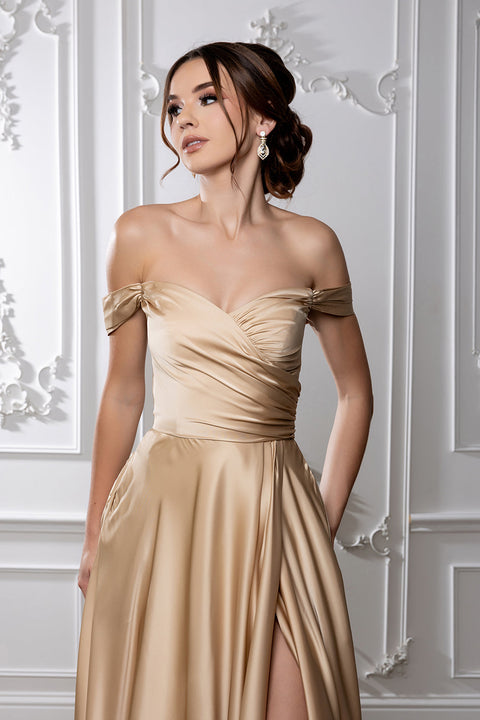 May Queen MQ2187 - Ruched Bodice Sweetheart Formal Gown