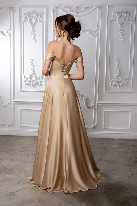 May Queen MQ2187 - Ruched Bodice Sweetheart Formal Gown