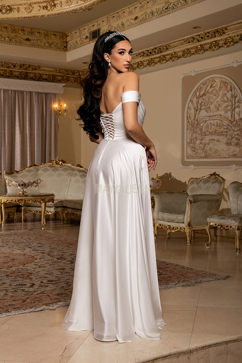 May Queen MQ2187 - Ruched Bodice Sweetheart Formal Gown