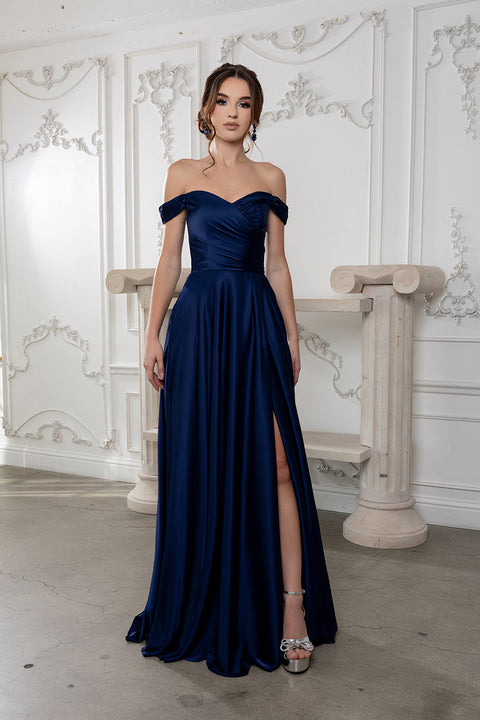 May Queen MQ2187 - Ruched Bodice Sweetheart Formal Gown