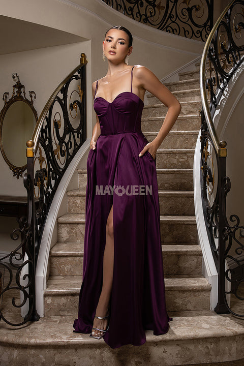 May Queen MQ2188 - Sleeveless Sweetheart Corset Gown