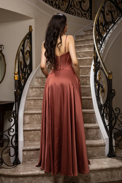 May Queen MQ2188 - Sleeveless Sweetheart Corset Gown