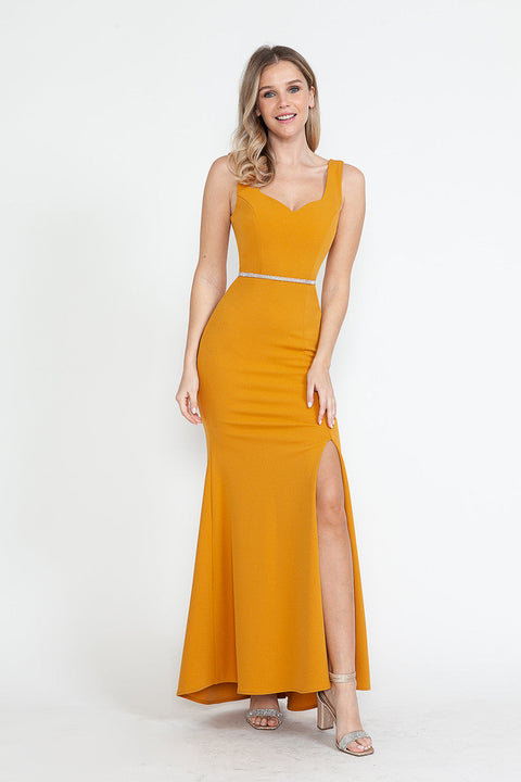 Slit Formal Long Prom Dres Lenovia 5258