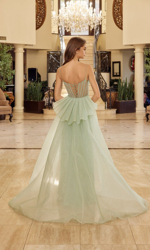 Nox Anabel N1763 Long Prom Gown with Elegant Silhouette