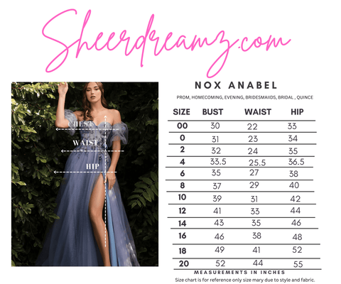 Sequined  V-Neck Evening Dress by Nox Anabel G1363