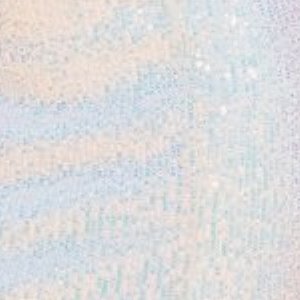 Eureka 9710 sequin fitted v-neck slit gown — Opal Ivory