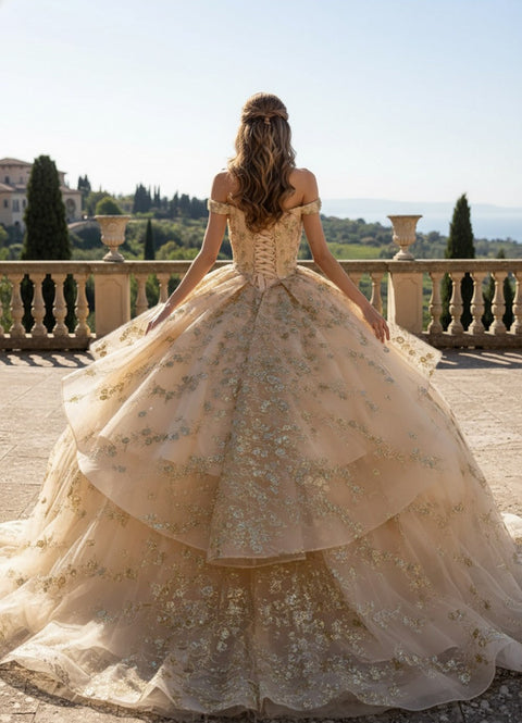 Bella Princess PQ1104 removable skirt ball gown — image 9.0