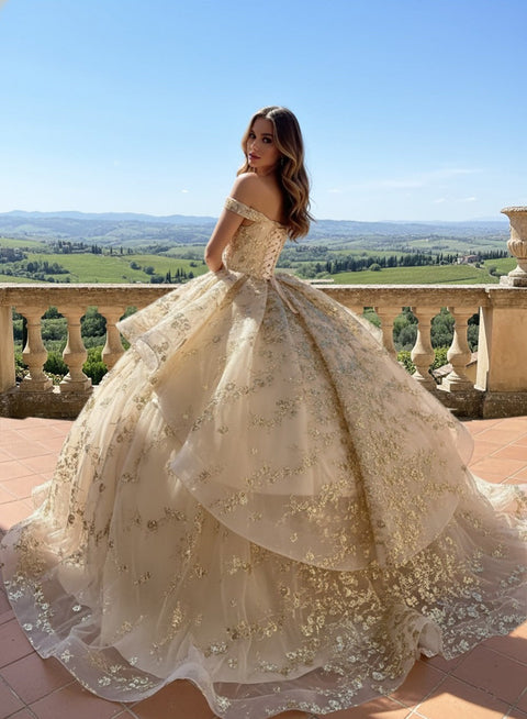 Bella Princess PQ1104 removable skirt ball gown — image 12.0