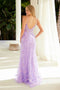 Nox Anabel Q1542 Sleeveless Sequin Gown with Sheer Bodice and Overskirt