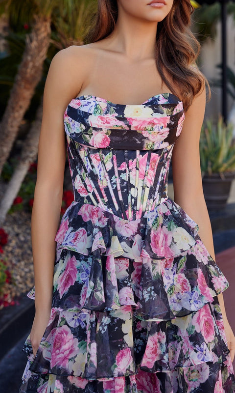 Nox Anabel Q1779 Long Prom Gown with Elegant Silhouette