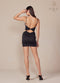 Short Sheer Dress with Beaded Cutout Accents by Nox Anabel Q834