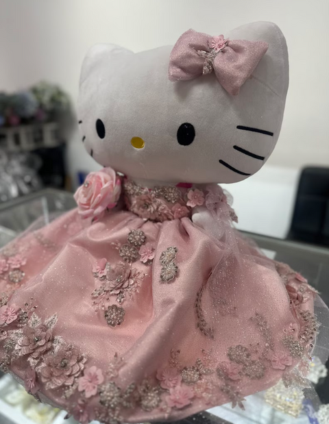 Blush Pink Quinceañera Teddy Bear