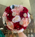 Quinceañera Bouquet in Dark Red Blush and Ivory