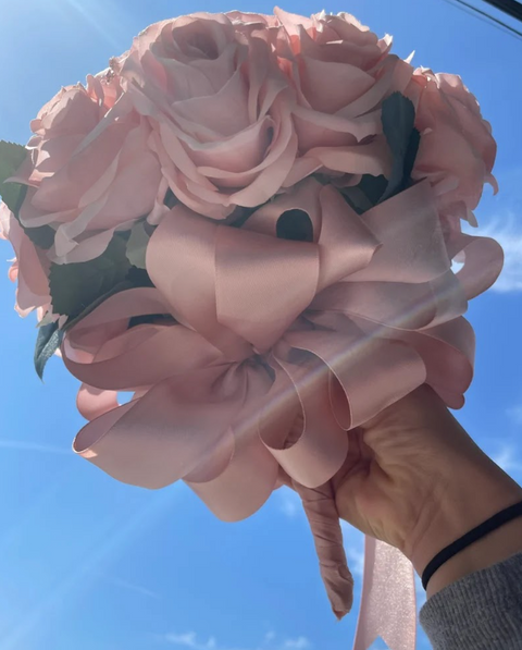 Quinceañera Bouquet in Dusty Rose