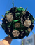 Quinceañera Bouquet in Emerald Green and Black