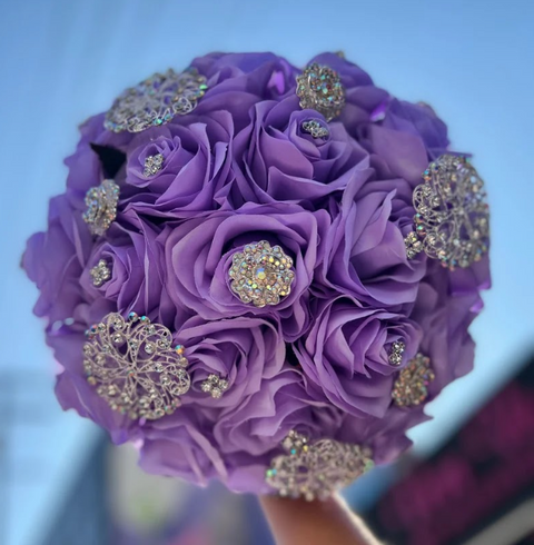 Quinceañera Bouquet in Lilac