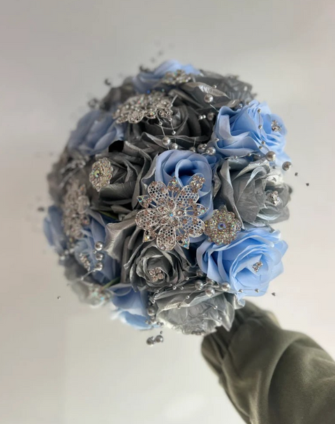 Quinceañera Bouquet in Winter Wonderland