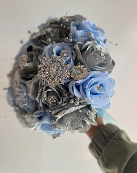 Quinceañera Bouquet in Winter Wonderland