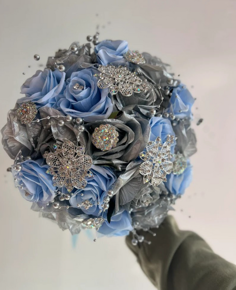 Quinceañera Bouquet in Winter Wonderland