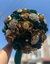 Quinceañera Emerald Green and Gold Bouquet