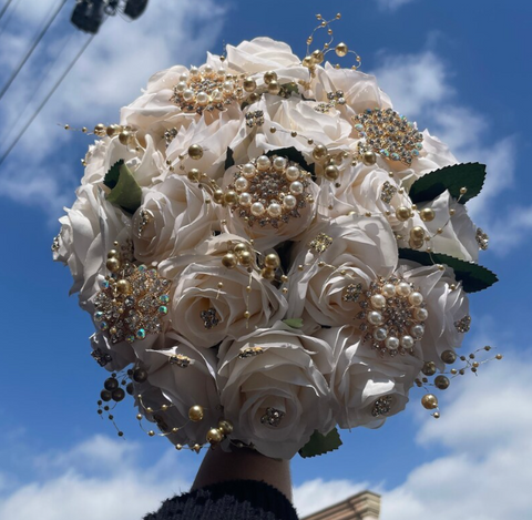 Quinceañera Ivory Bouquet