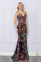 Nox Anabel Sleeveless Mermaid Gown with Sequin Print R1439