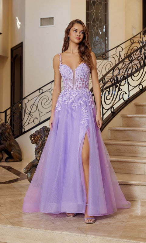 Nox Anabel R1824 Long Prom Gown with Elegant Silhouette