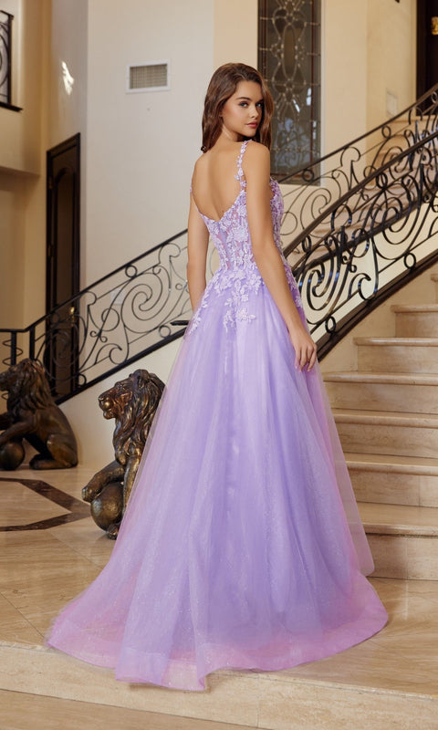 Nox Anabel R1824 Long Prom Gown with Elegant Silhouette
