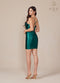 Sleeveless Short Dress with Beaded Details by Nox Anabel R947